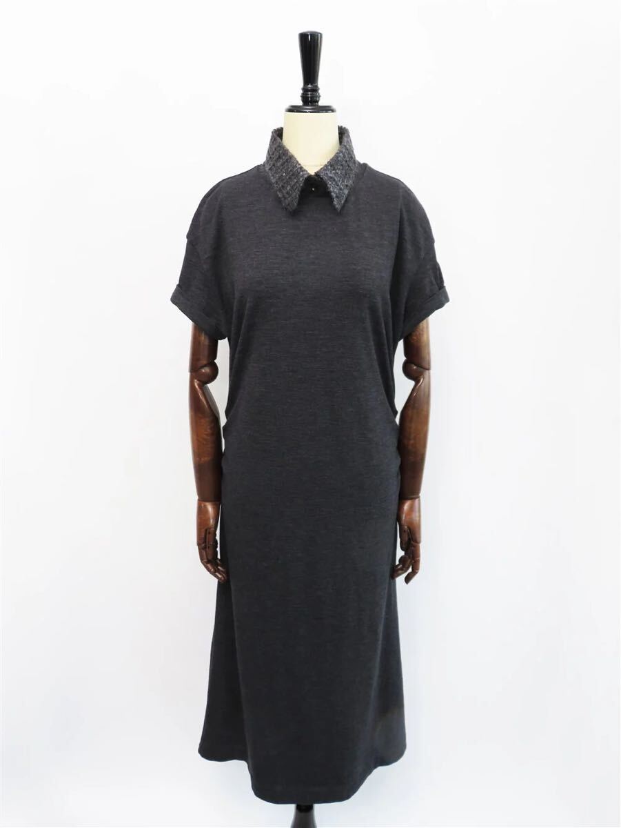70670 Brunello Cucinelli / ブルネロ クチネリ ショートスリーブ ジャージー ワンピース拍卖
