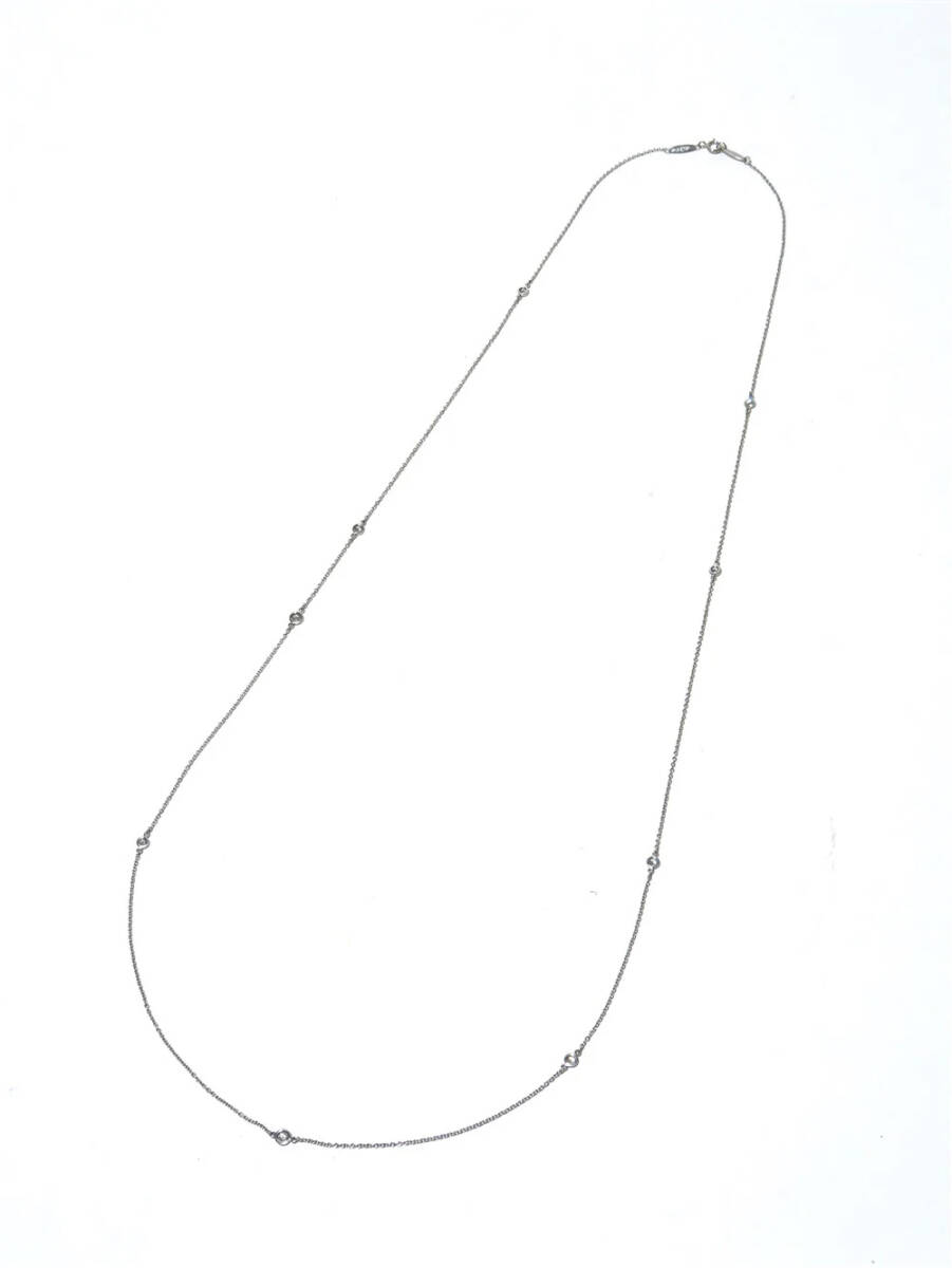 70847 TIFFANY & Co / ティファニー エルサ・ペレッティ ダイヤモンド バイ ザ ヤード スプリンクル ネックレス拍卖