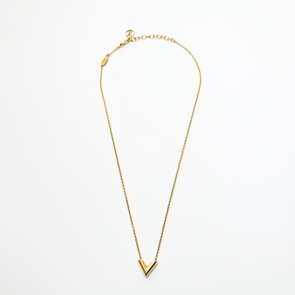 ルイ・ヴィトン LOUIS VUITTON ネックレス 2019年製 エッセンシャルV ゴールド拍卖