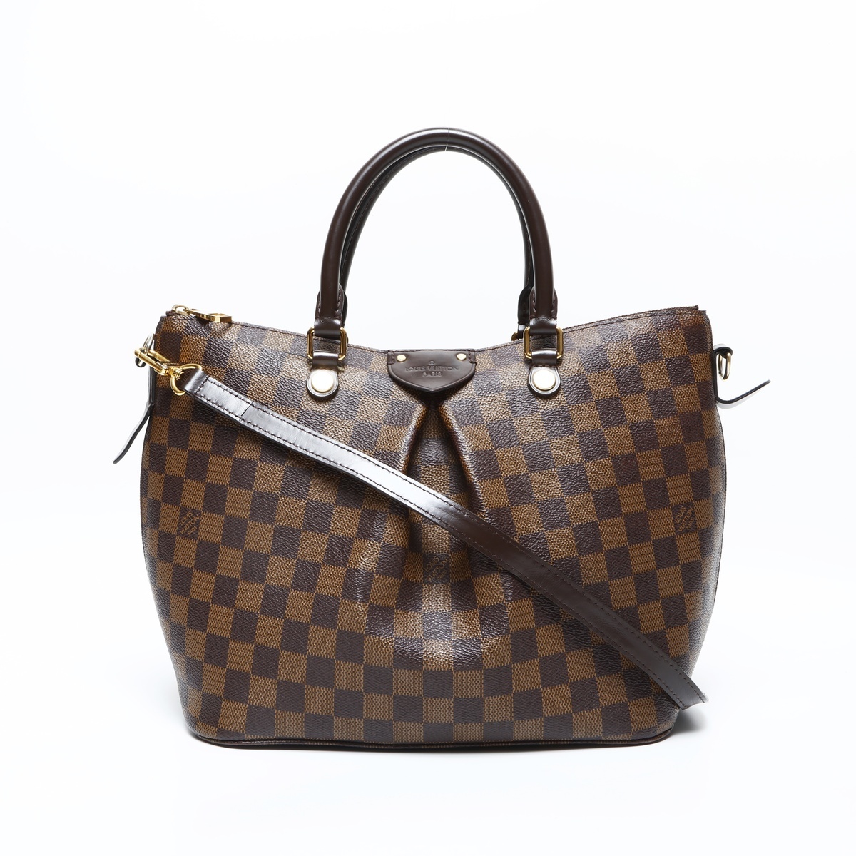 ルイ・ヴィトン LOUIS VUITTON ショルダーバッグ 2019年 ダミエ エベヌ シエナMM ブラウン拍卖