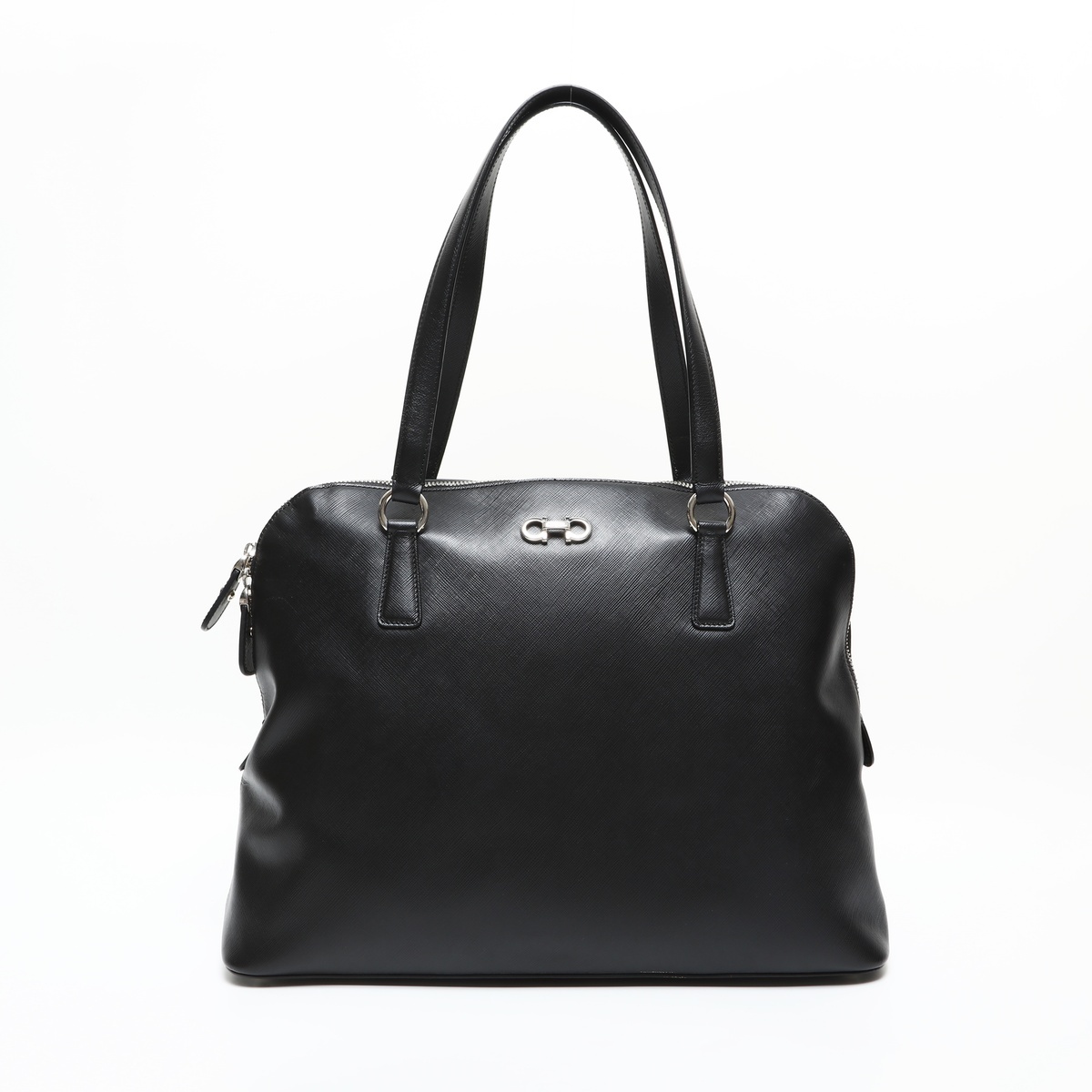 サルヴァトーレフェラガモ Salvatore Ferragamo ショルダーバッグ レザー ヴァラ ブラック拍卖