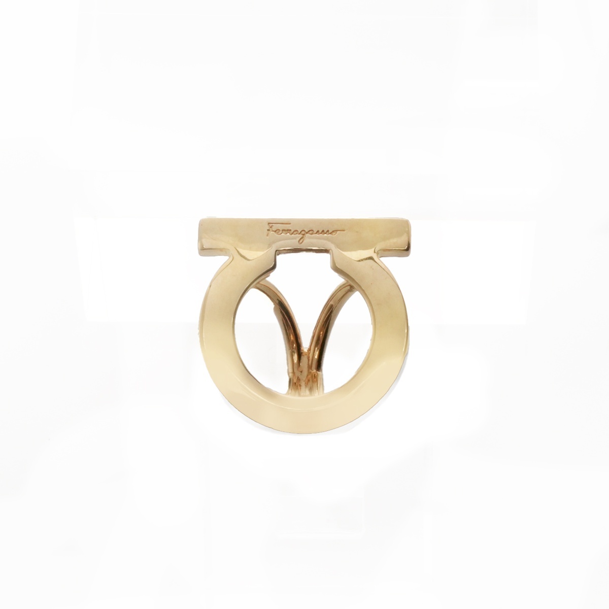 サルヴァトーレフェラガモ Salvatore Ferragamo その他小物 スカーフリング ガンチーニ ゴールド拍卖