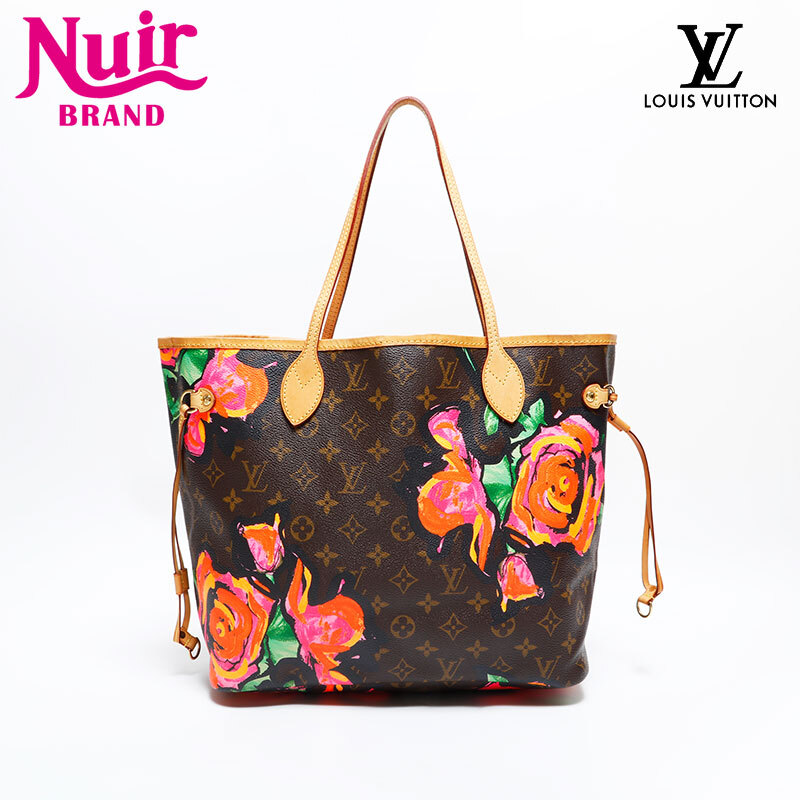 ルイ・ヴィトン LOUIS VUITTON トートバッグ 2008年製 モノグラム ローズ ネヴァーフルMM ブラウン拍卖
