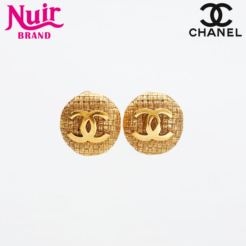 シャネル CHANEL イヤリング マテラッセ ココマーク 2cc9 1994年 ゴールド拍卖