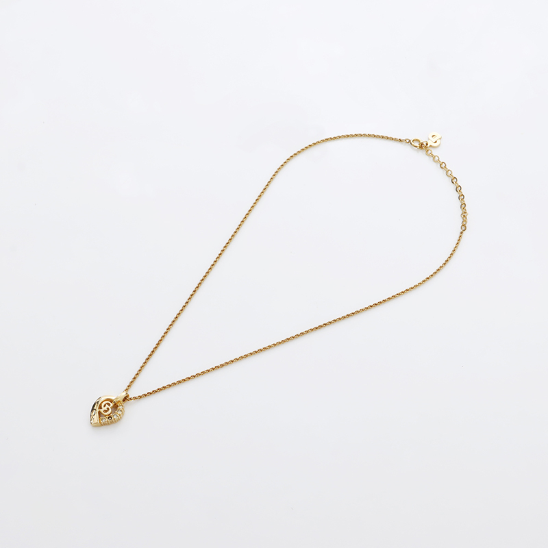 クリスチャンディオール Christian Dior ネックレス ラインストーン ゴールド拍卖