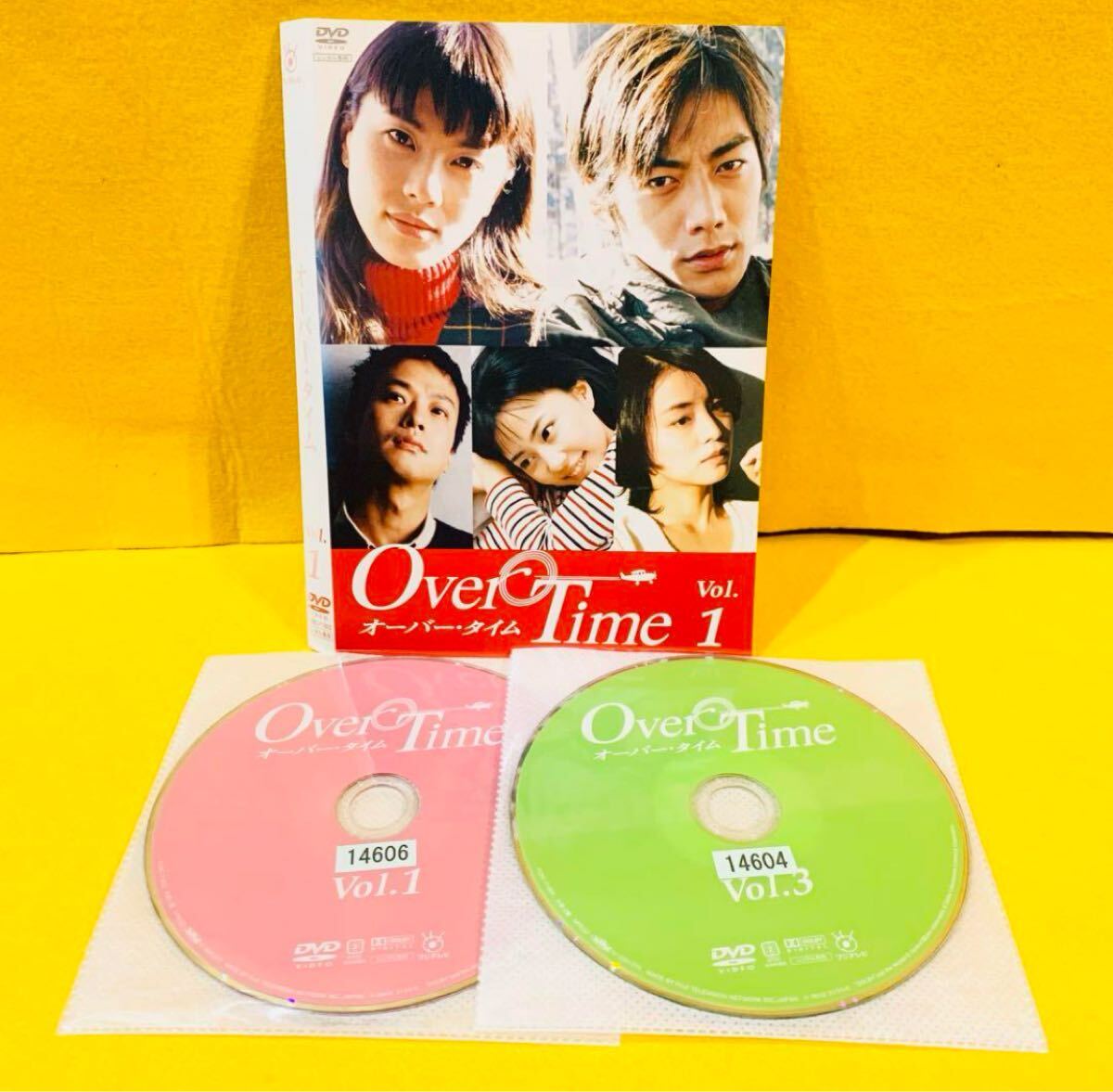 オーバータイム DVD 全4巻 全巻セット 反町隆史 江角マキコ ※ジャケット1枚のみ レンタル落ち拍卖
