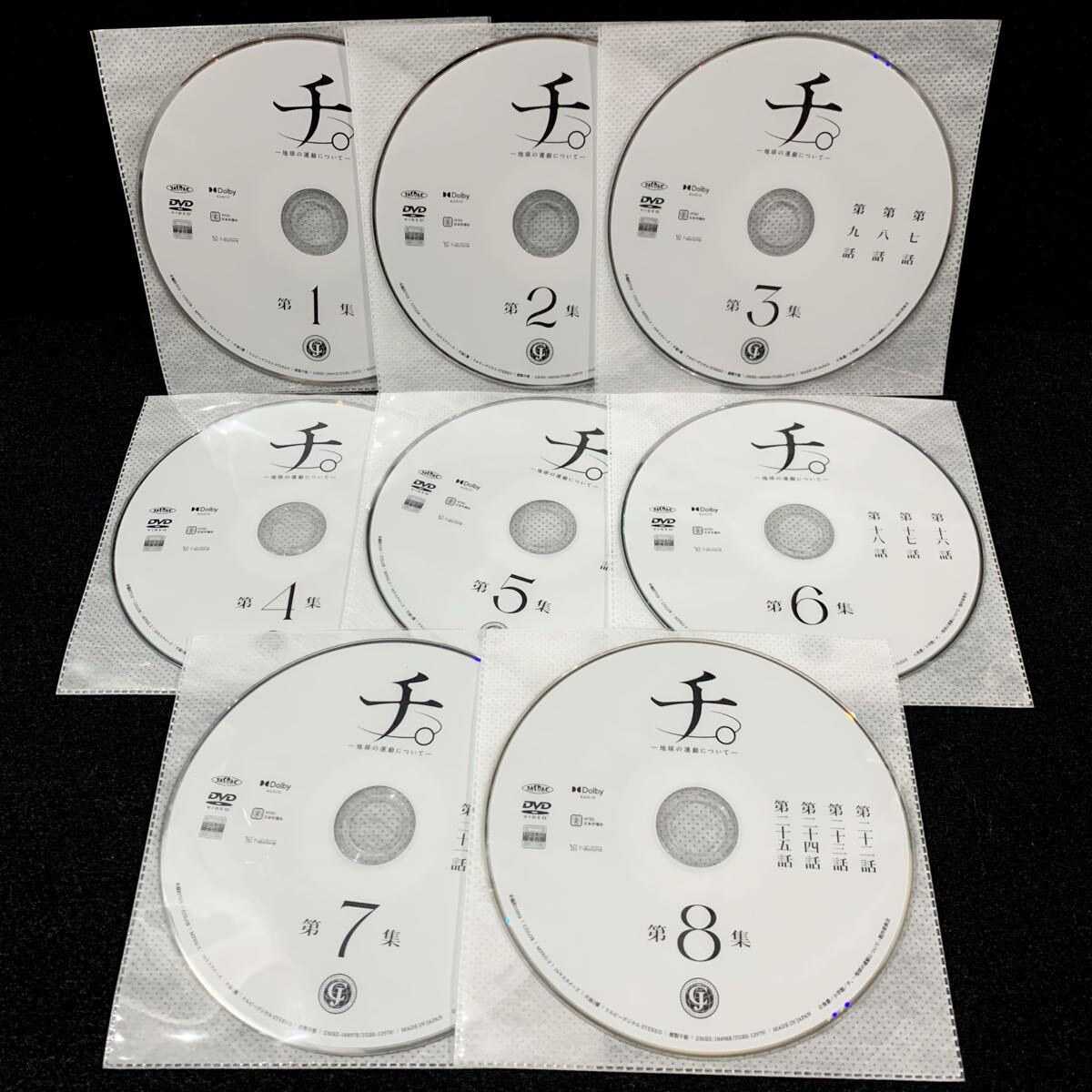 チ。地球の運動について DVD 全8巻 全巻セット 全25話収録 魚豊 レンタル落ち ディスクのみ拍卖