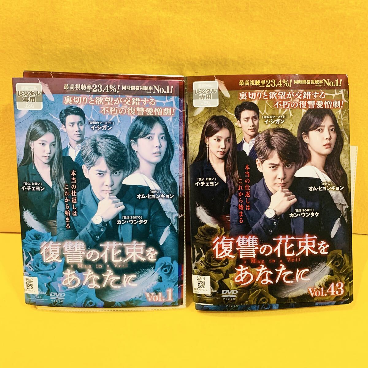 復讐の花束をあなたに DVD 全43巻 全巻セット カン・ウンタク 日本語字幕有り レンタル落ち 韓国ドラマ 韓流 拍卖