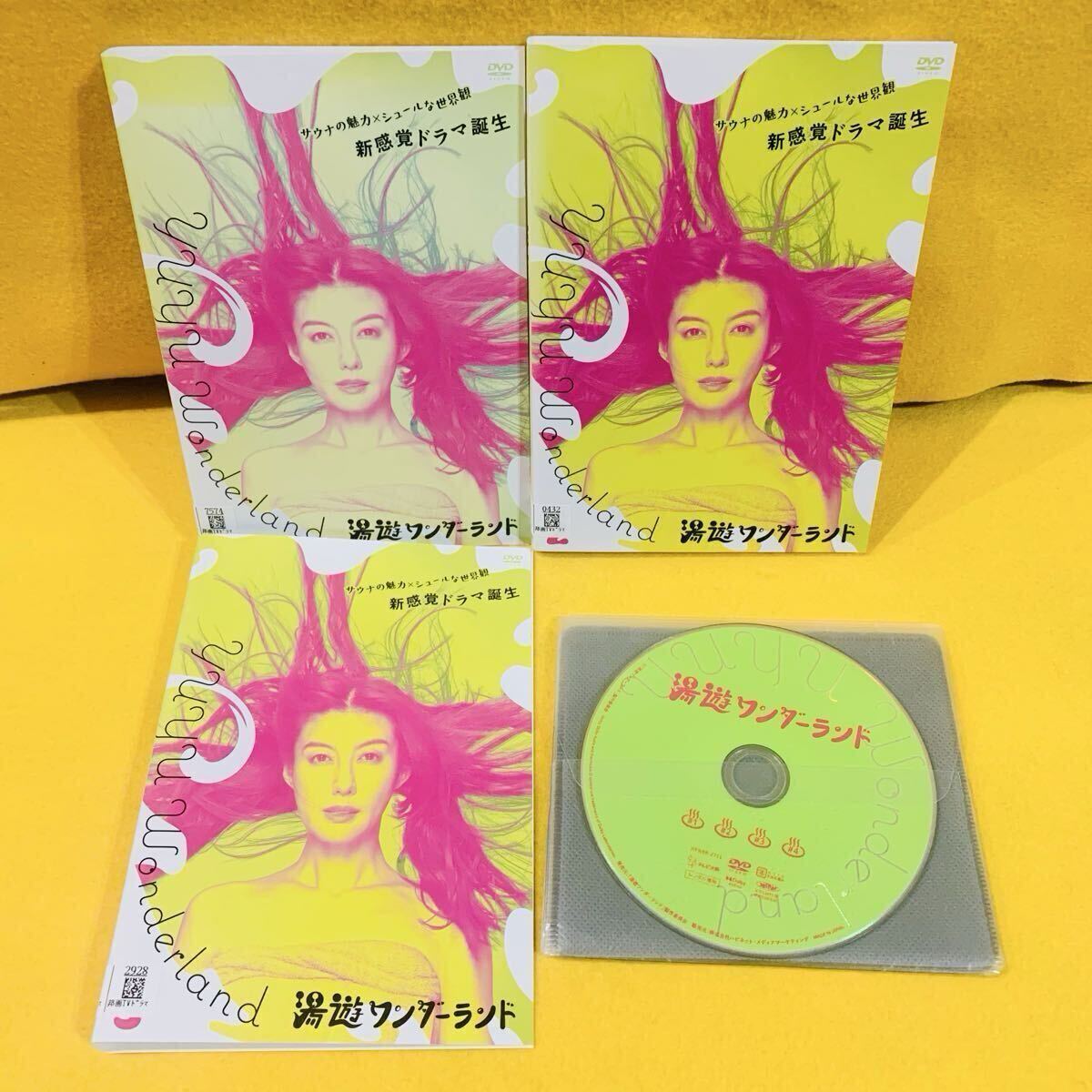 湯遊ワンダーランド DVD 全3巻 全巻セット ともさかりえ 須賀健太 岩井七世 樋口日奈 レンタル落ち拍卖