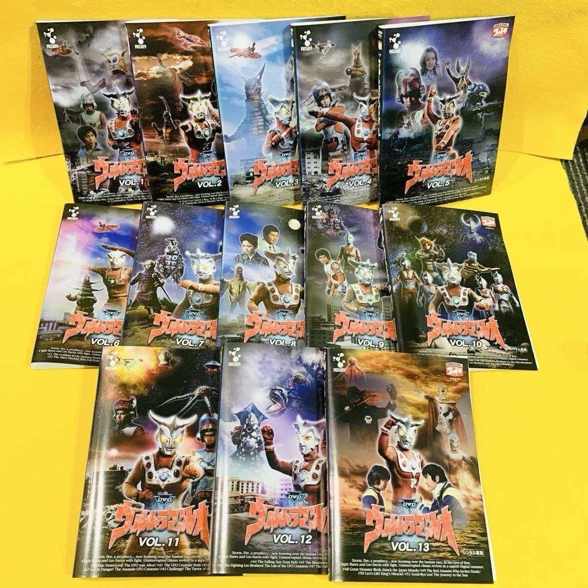 ウルトラマンレオ DVD 全13巻 全巻セット レンタル落ち 特撮拍卖