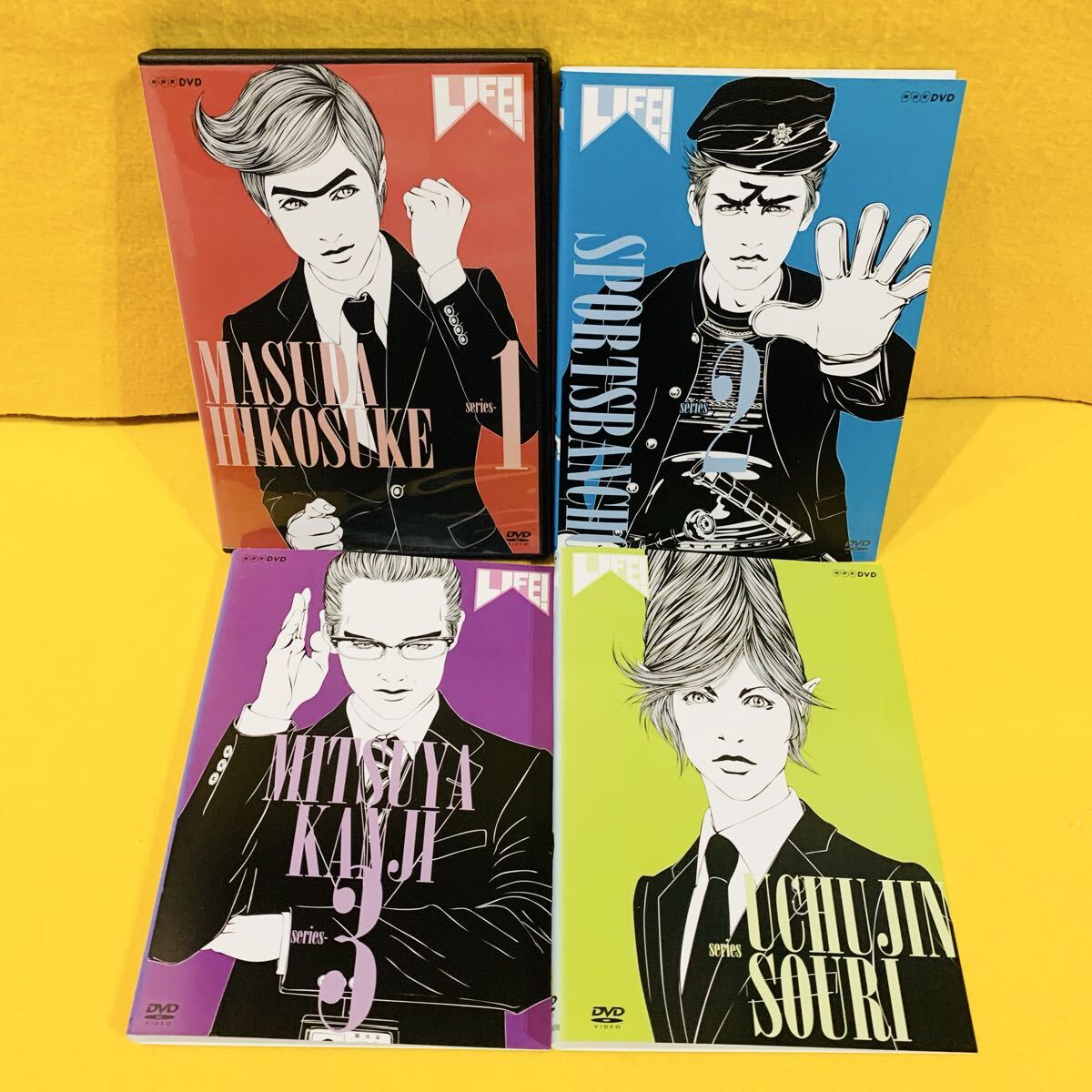 【新品ケース収納】LIFE! 人生に捧げるコント DVD 全4巻セット 内村光良 / 田中直樹 お笑い レンタル落ち拍卖