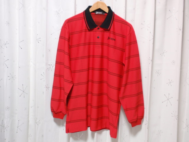 3Lサイズ◆《スリクソン/SRIXON》日本製◆あったか素材の長袖ポロシャツ!◆ストレッチ性あり◆未使用!拍卖