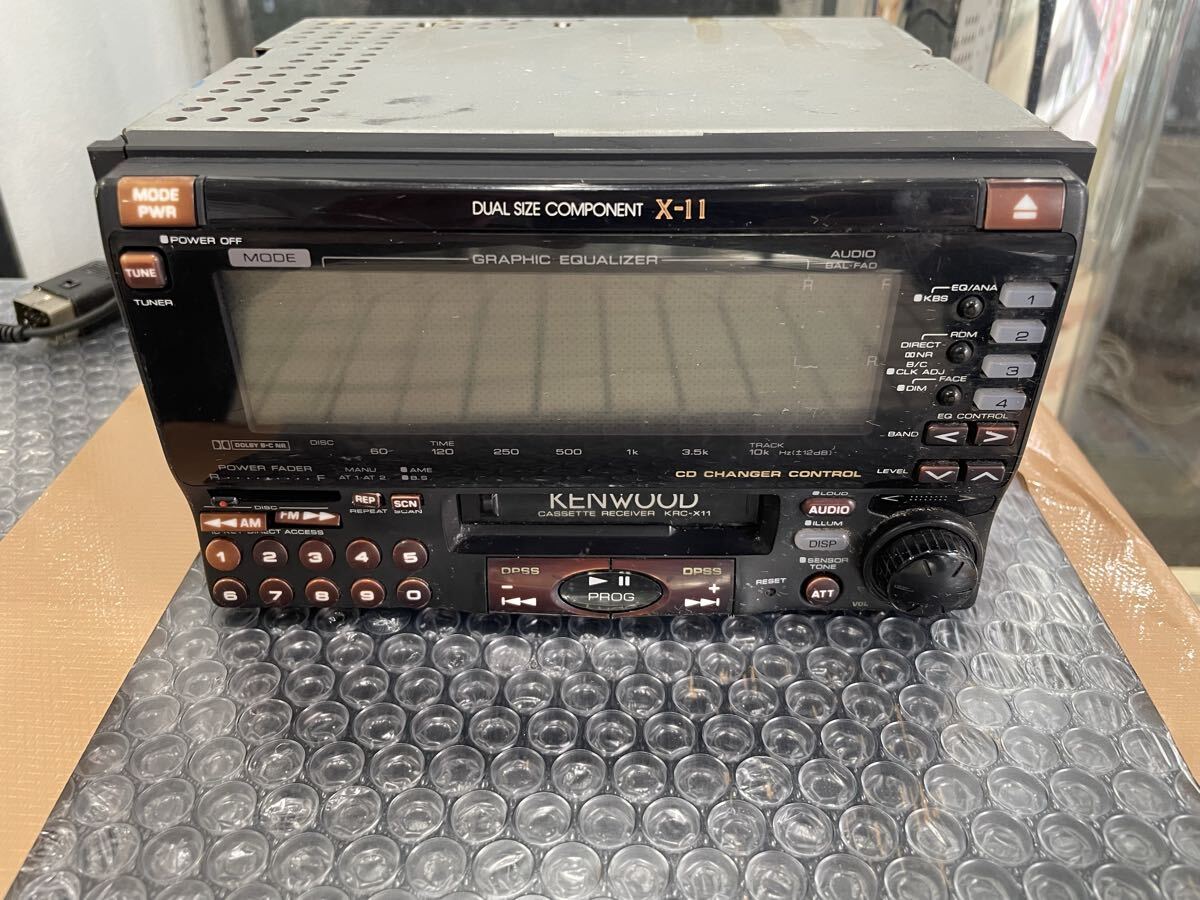 KENWOOD KRC-X11 カーステレオ AM FM カセット オーディオ ケンウッド拍卖