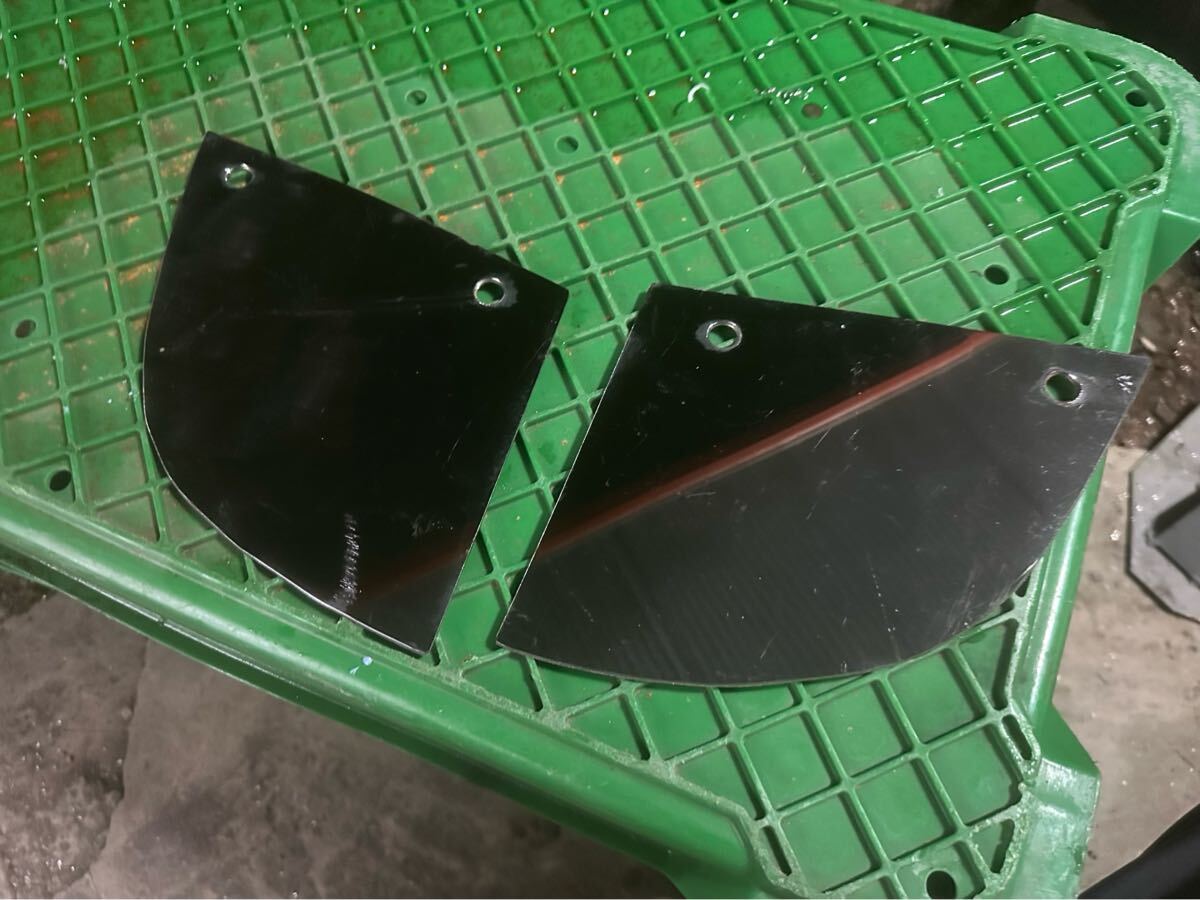 ニューキャンター用 ミラーステー ブラケットカバー ステンレス メクラ蓋 デコトラ アートトラック拍卖