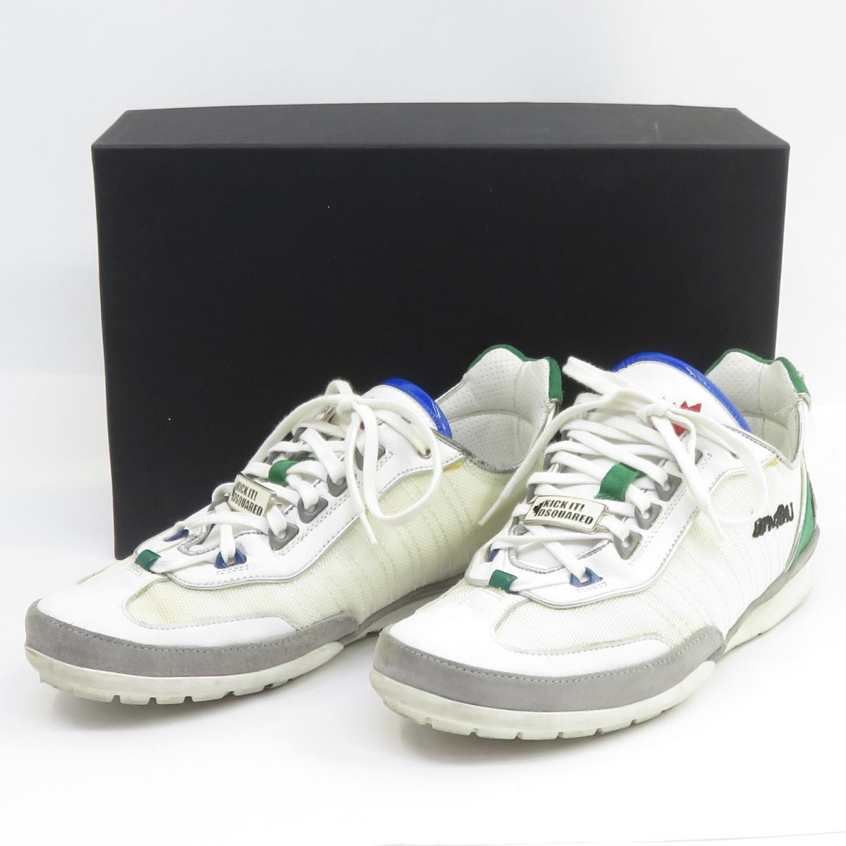 154 DSQUARED2 ディースクエアード KICK IT! キックイット サイズ:42 箱有 ※現状品拍卖