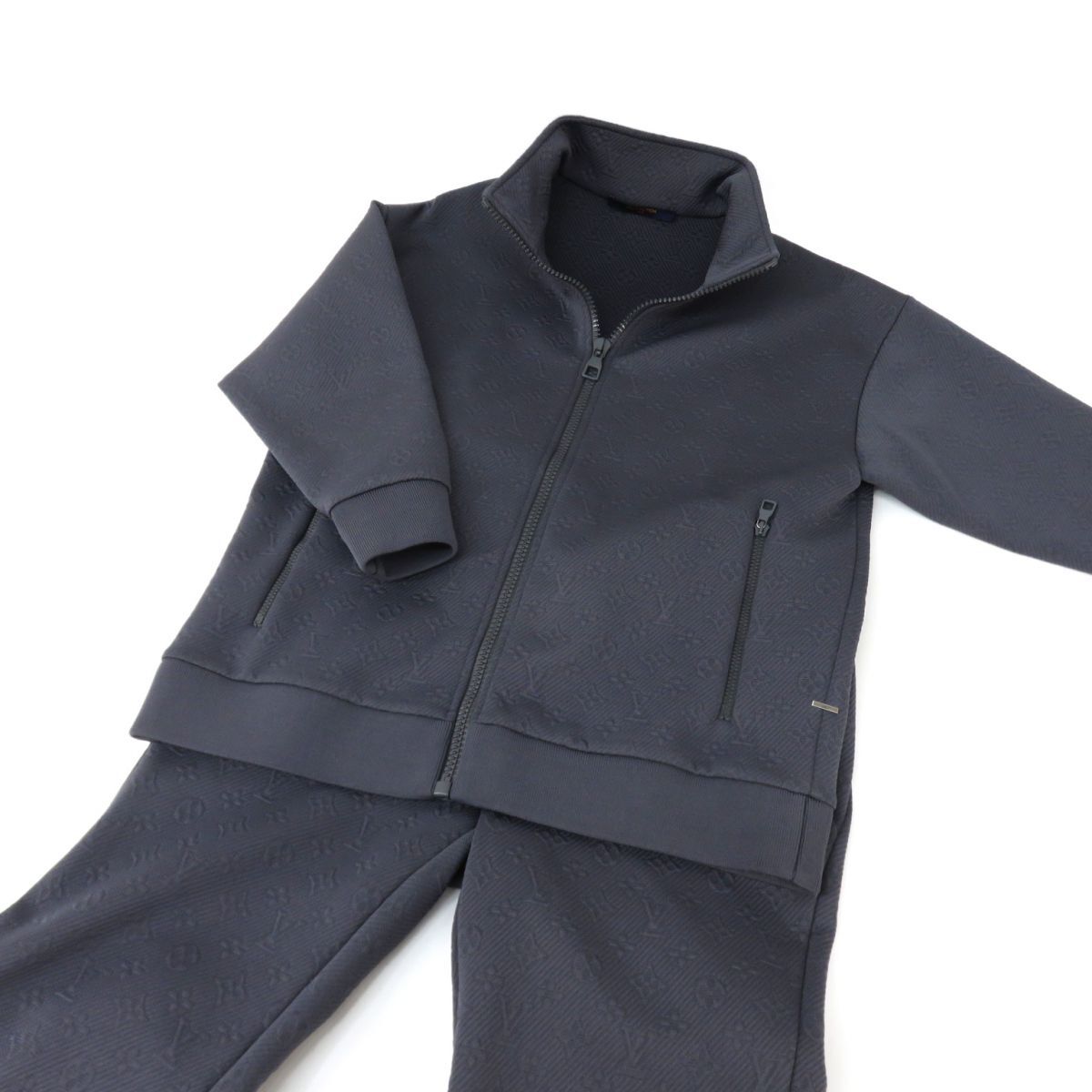 171s LOUIS VUITTON ルイヴィトン モノグラム ジップアップ ブルゾン パンツ セットアップ RM201Q NPS HHY43W HHY44W拍卖