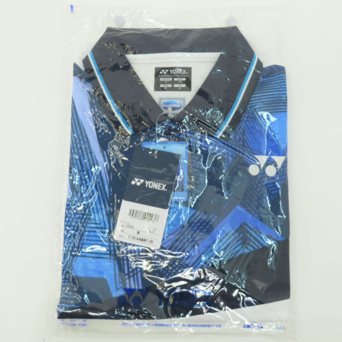 116 【未使用】YONEX ヨネックス ユニゲームシャツ 10538 ホワイト Mサイズ バドミントン テニス拍卖