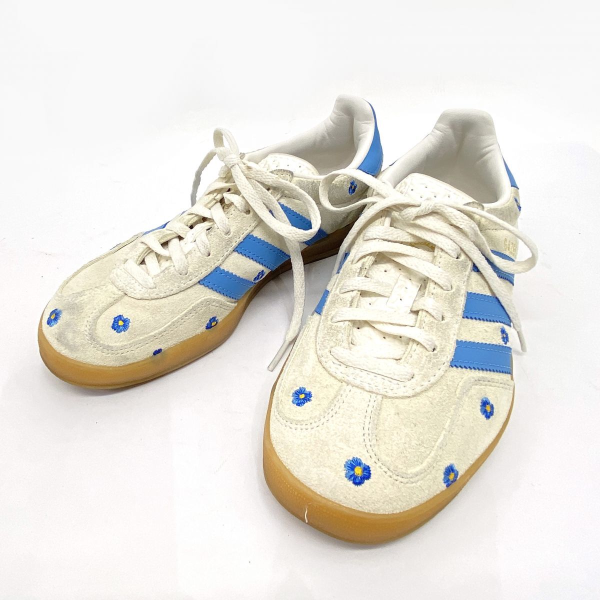 155 adidas アディダス GAZELLE INDOOR W ガゼル インドア IF4491 US6 23cm 箱無 レディース ※中古拍卖