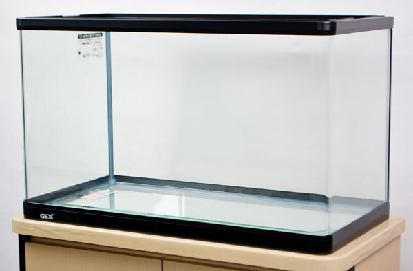 GEX ラピレスRV60N 60cm曲げガラス水槽 上部フィルター用ガラスフタ付き拍卖