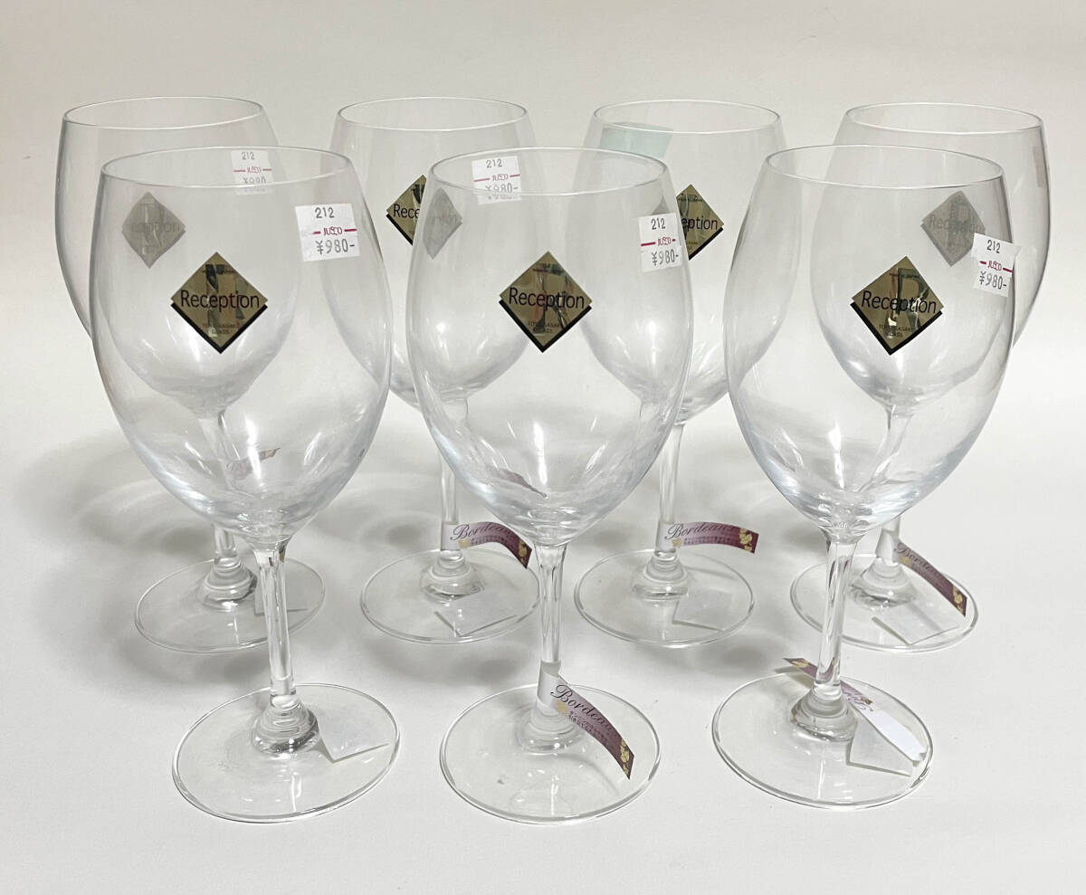 ワイングラス 610ml×7本セット 東洋佐々木ガラス 日本製 ボルドーレセプション 強化ガラス 口部強化 ハードストロング拍卖