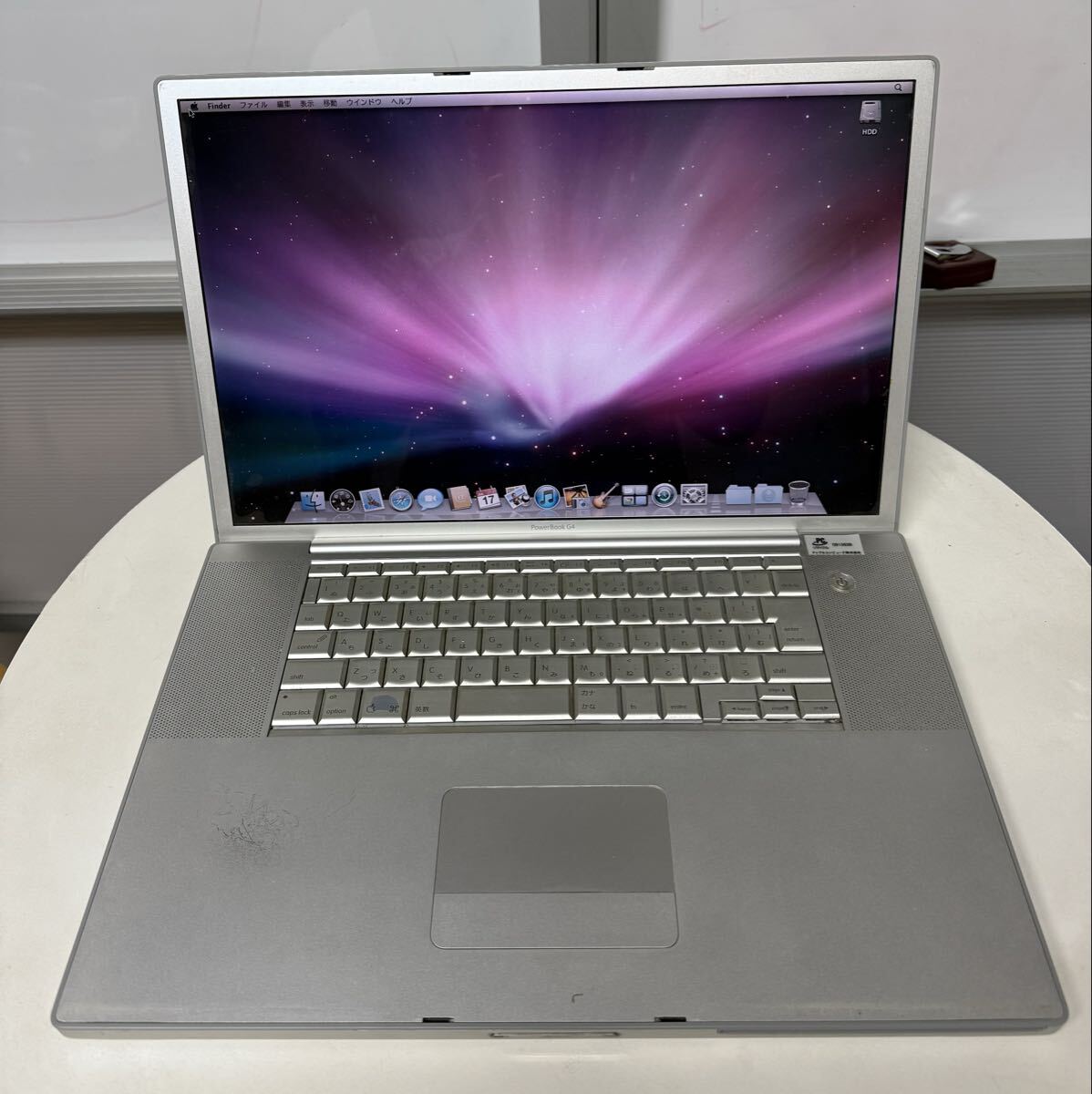 【本体・アプリ起動確認済】Apple PowerBook G4 17inch拍卖
