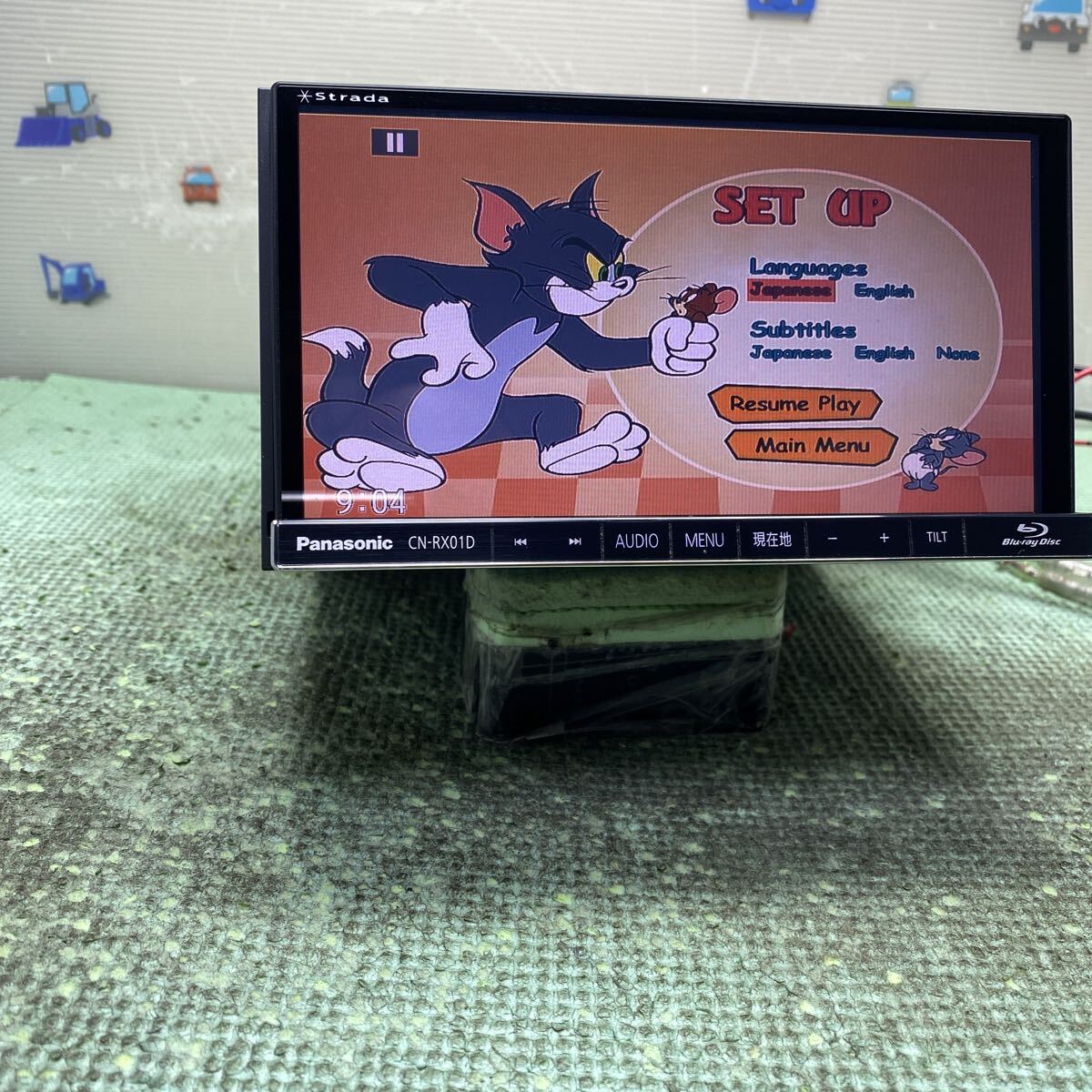 ★保証付動作★パナソニックストラーダ CN-RX01D ★地デジフルセグ Blu-ray /Bluetooth/DVD/CD/TV/SD/HDMI 拍卖