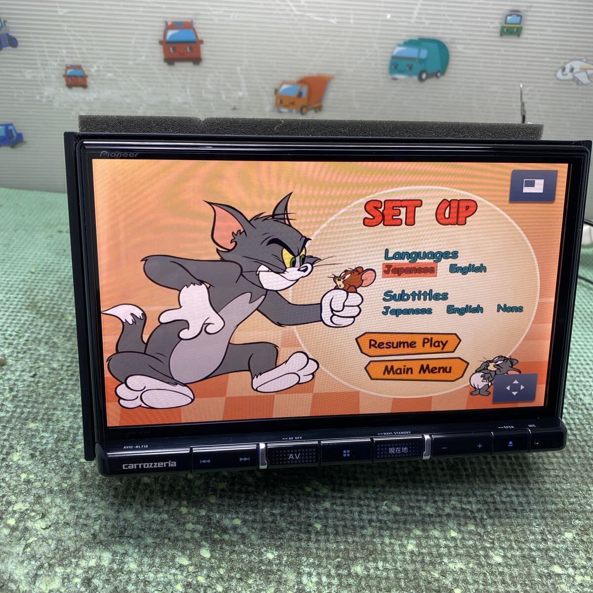 ★保証付動作★カロッツェリア 楽ナビ AVIC-RL710★8インチ★CD DVD フルセグ Bluetoothオーディオ ハンズフリー HDMI 拍卖