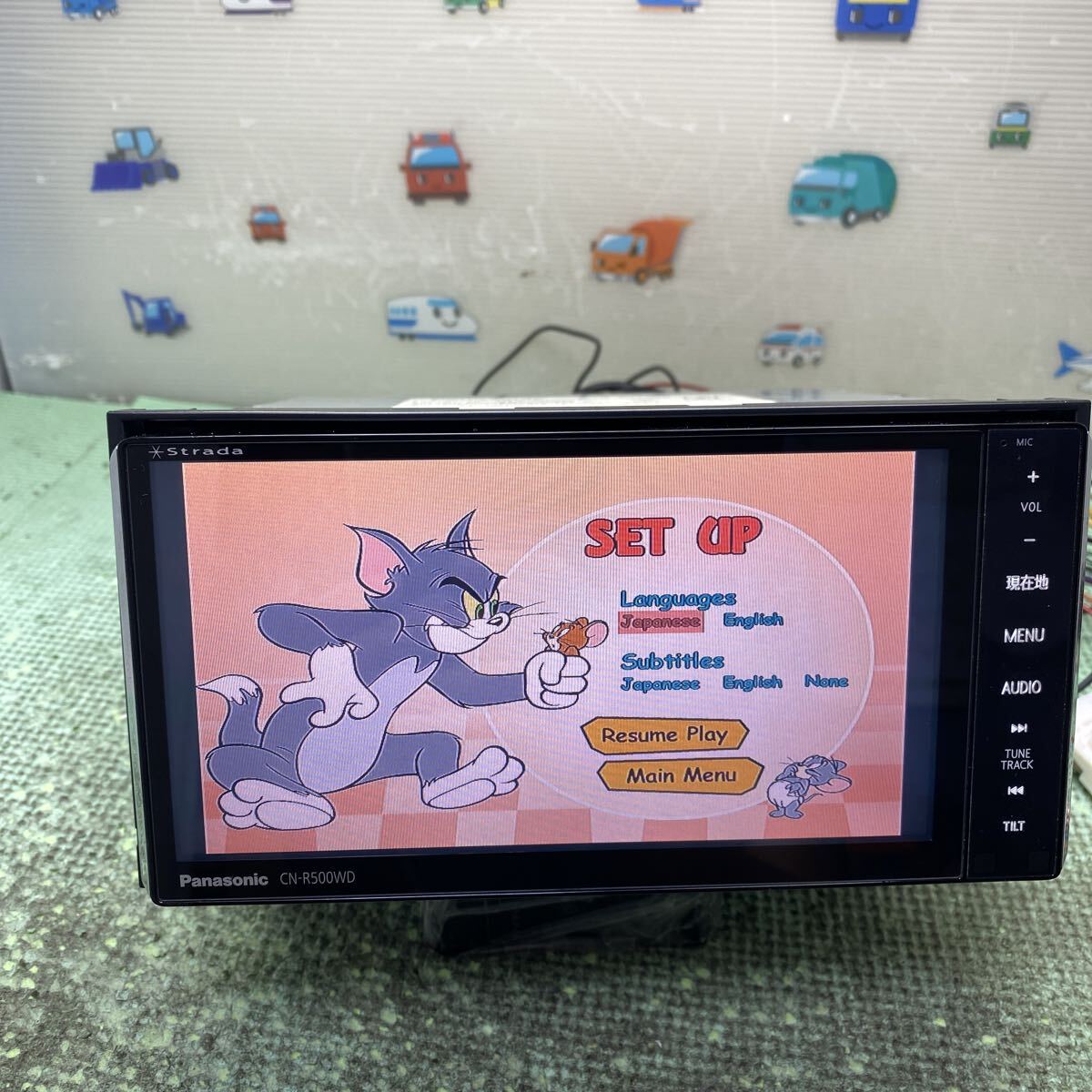 ★保証付動作★パナソニック ストラーダCN-R500WD★CD/DVD/SD/ HDMI★ハンズフリーBluetooth拍卖