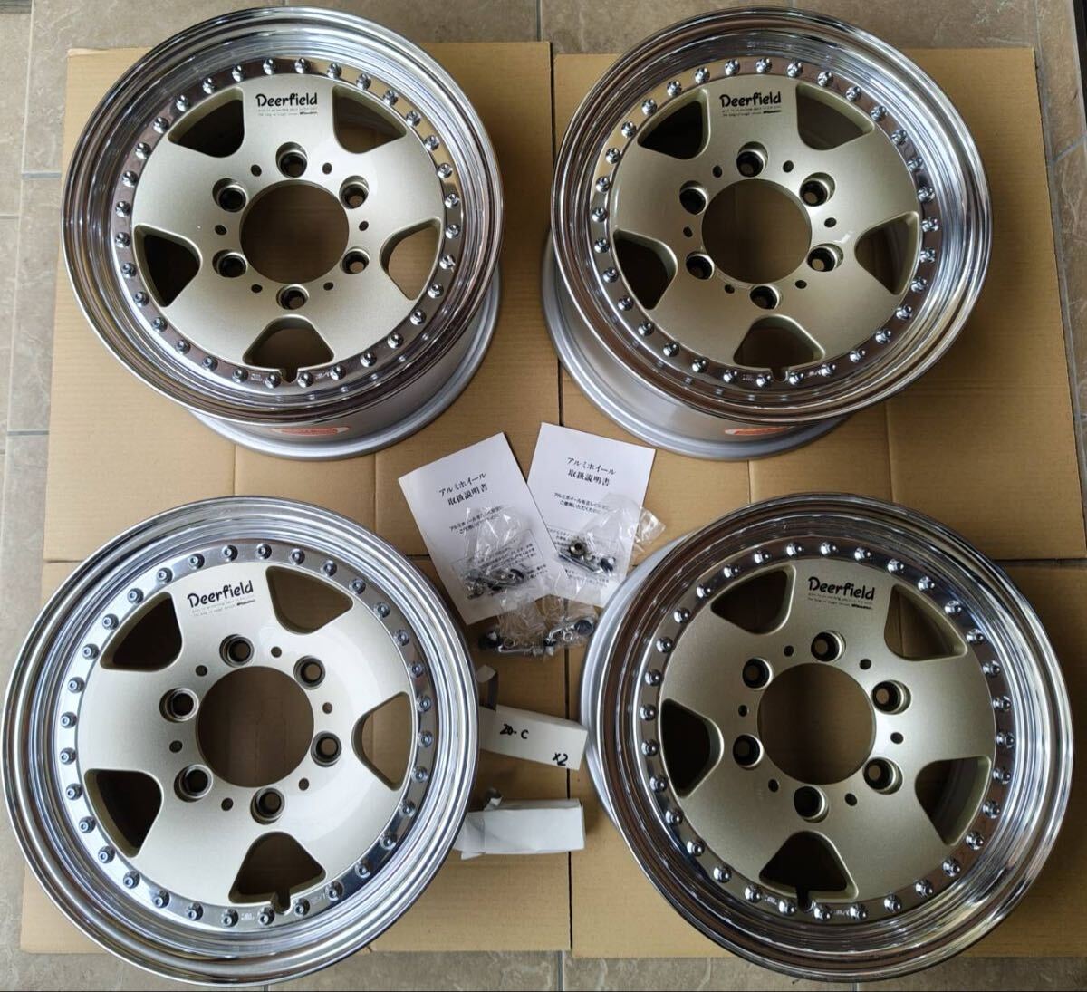 ディアフィールドホイール 15×6.5拍卖