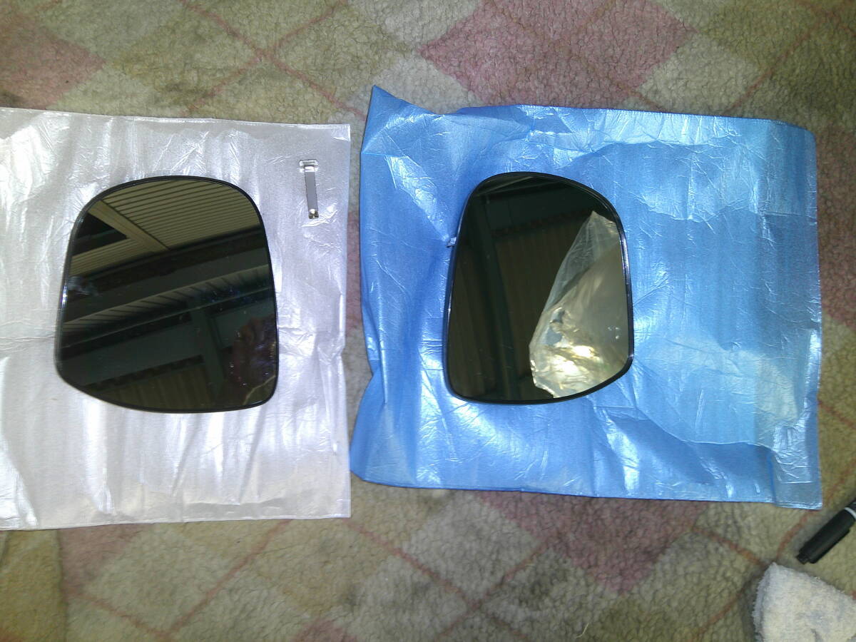 MK54S スペーシアカスタム 4WD ドアミラー ミラー面のみ左右セット 令和5年12月登録新車外し!!拍卖