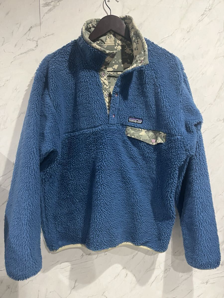 Patagonia パタゴニア デジカモ スナップT 迷彩 mars リバーシブル 00s 中古現状品拍卖