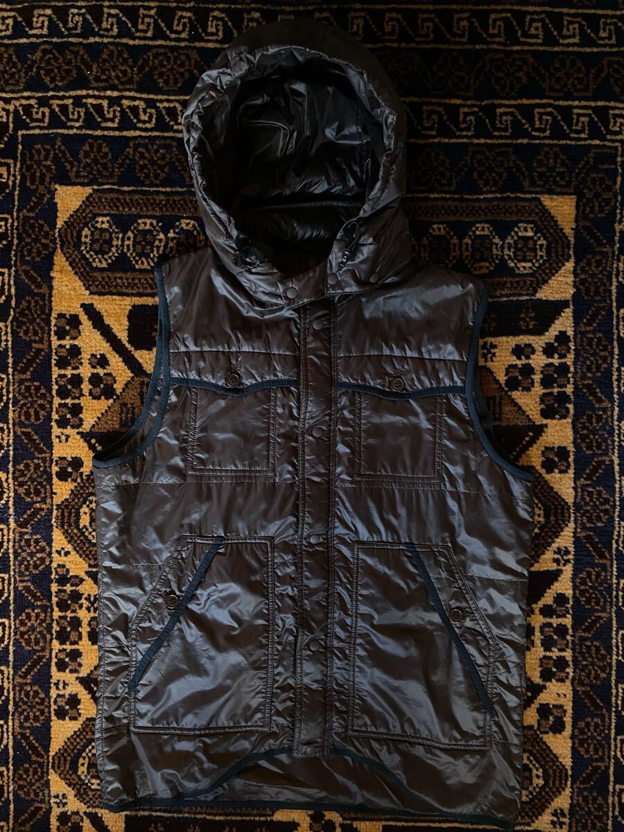 希少 名作 UNDERCOVER HIGH TECK NYLON HOOD VEST アンダーカバー ハイテクナイロンフードベスト HOODIE フーディ down ダウン 高橋盾 AFFA拍卖