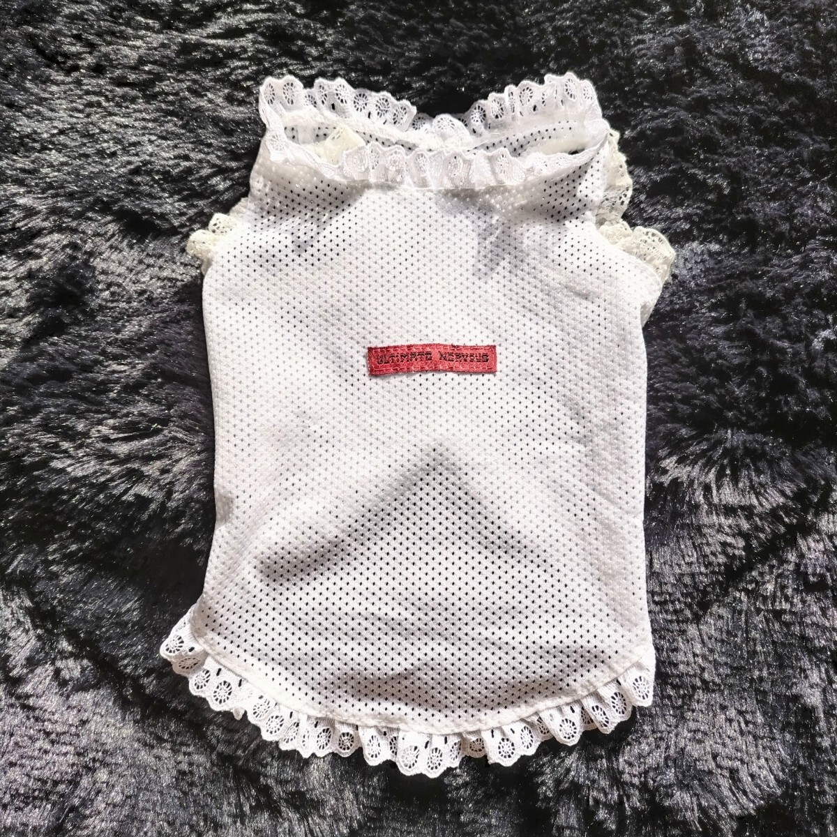 送料無料 ULTIMATE NERVOUS アルティメットナーバス 犬服 小型犬用 白 タンクトップ 春夏服 ペット用品 ドッグウェア 抜け毛対策拍卖