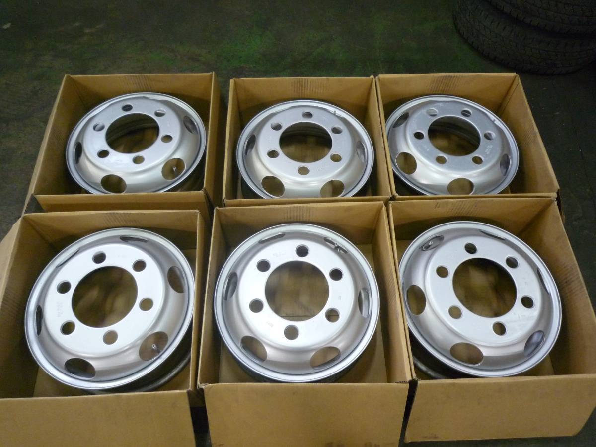 送料無料 エルフ キャンター ダイナ トヨエース デュトロ 16×6K 6穴 両面再塗装 6本セット RD/RAK/RAE等拍卖