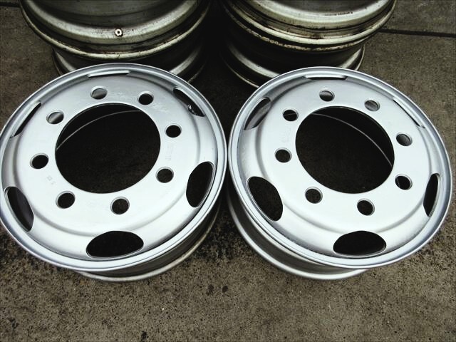 送料無料 3軸リア用 TOPY DA2X19.5×6.75 136-12TCS 8穴 JIS 球面座 両面再塗装 8本セット拍卖