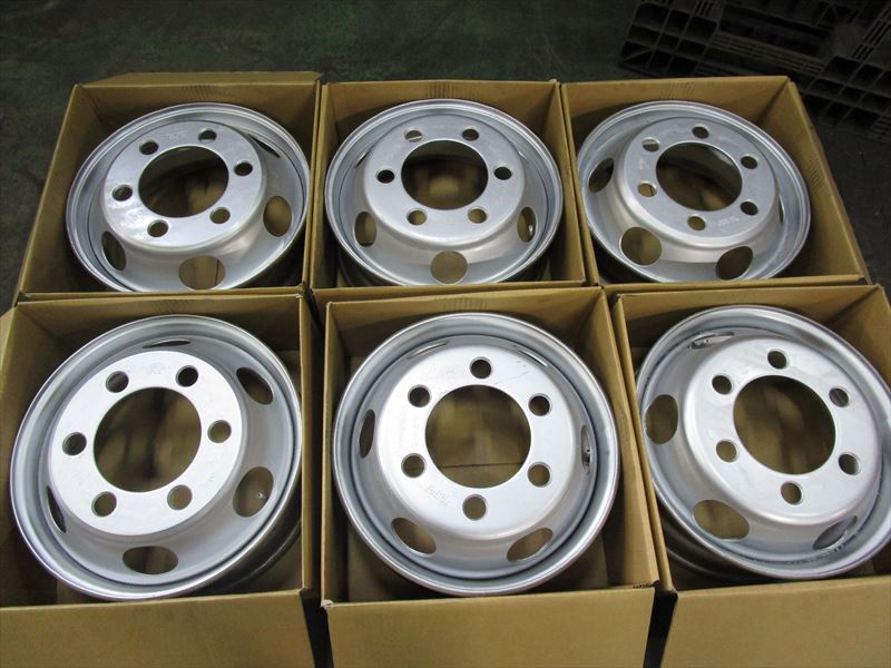 送料無料 4トン 17.5×6.00 135-9 6穴 両面再塗装 6本セット フォワード レンジャー ファイター コンドル等拍卖