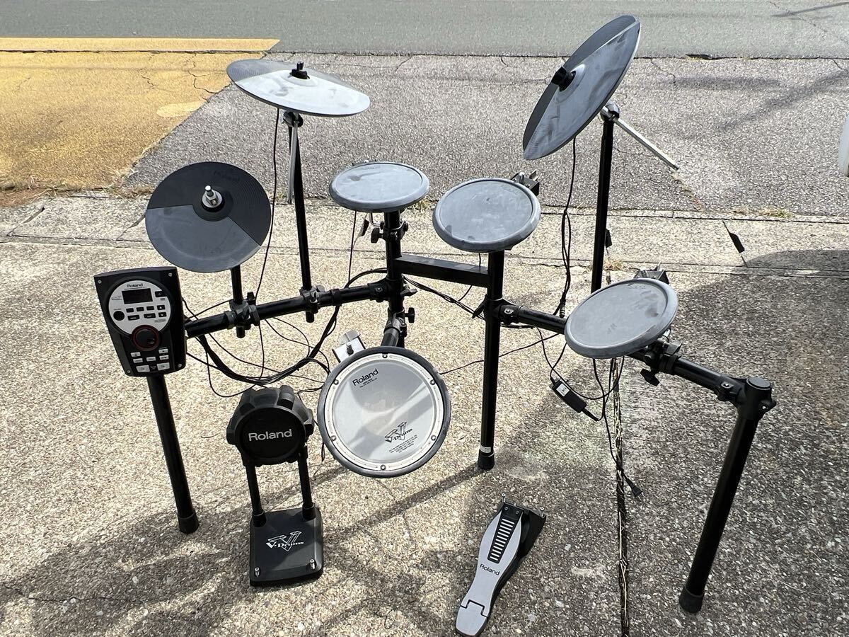 ◆通電確認済み Roland ローランド 電子ドラム V-Drums TD-11K-S TD-11 電子楽器 打楽器 ドラムスタンド MDS-4V 中古品 現状品 管理KA595拍卖