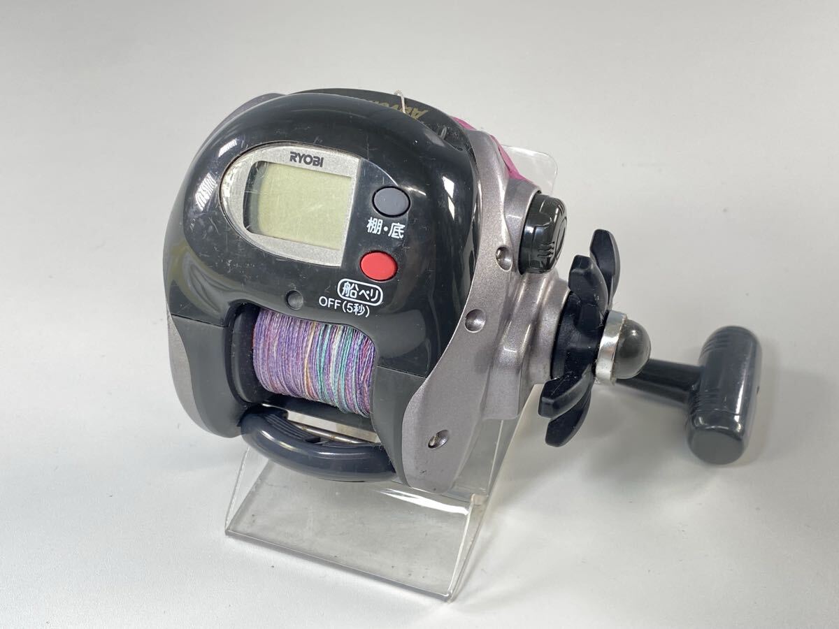 ★通電確認済み RYOBI リョービ アドベンチャー 棚SS600T ベイトリール リール 釣り デジタル表示 カウンター付き 現状品 管理KA598拍卖