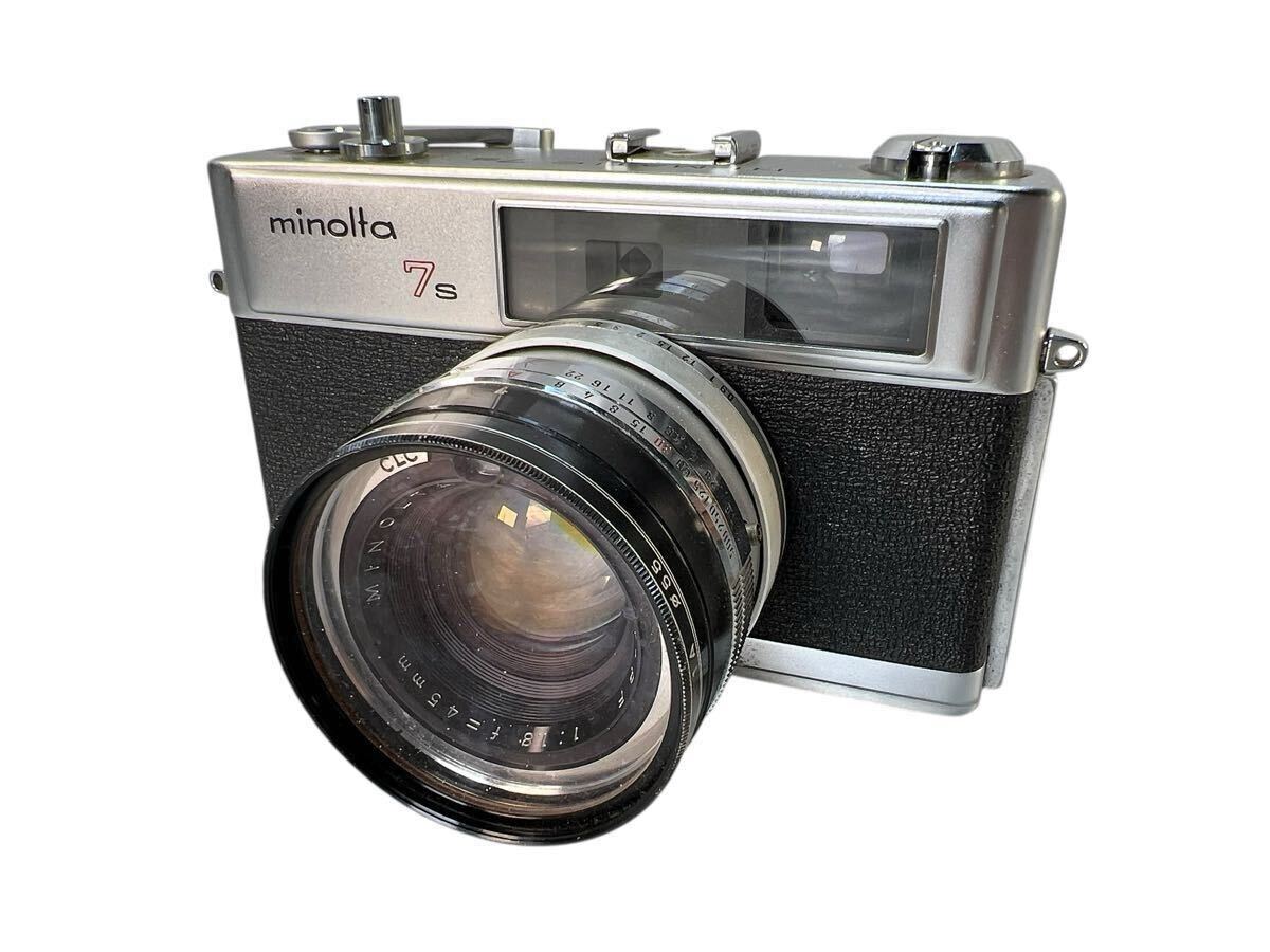 ◆動作未確認 MINOLTA ミノルタ HI-MATIC 7S フィルムカメラ コンパクトカメラ minolta カメラ レンズ レトロ ジャンク 現状品 管理KA635拍卖