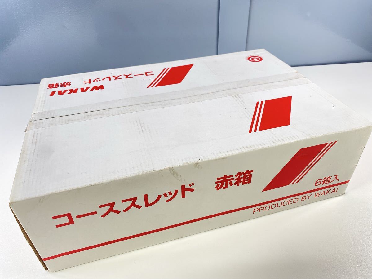 ★未使用品 WAKAI ワカイ WR65HT 半ねじ65mm (500本) コーススレッド ラッパ 鉄 ユニクロ 若井産業 徳用箱 赤箱 工具 現状品 管理KA637拍卖