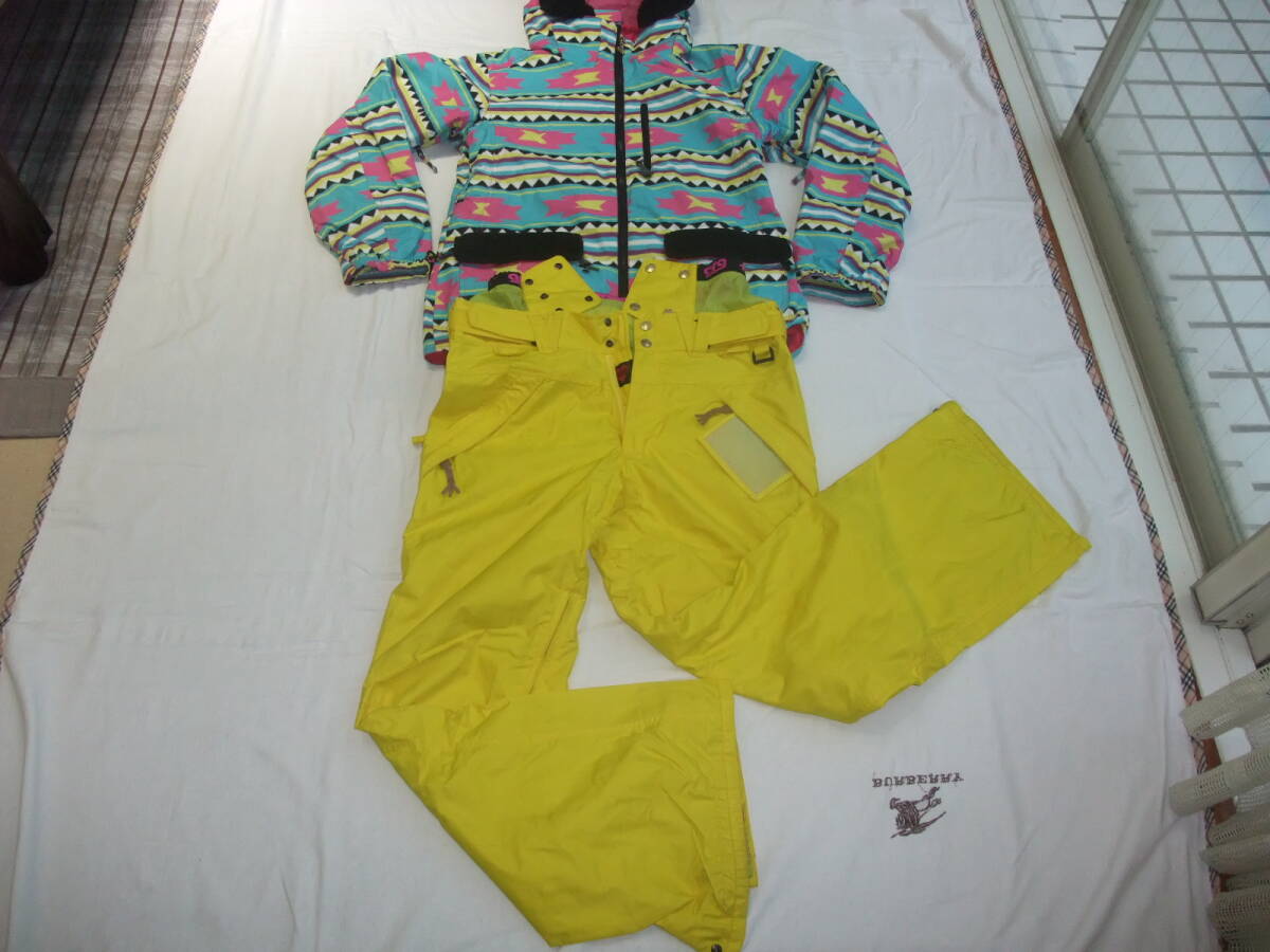 アシックス ARG レディース L スノーボード 上下拍卖