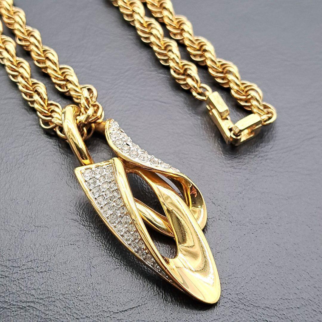 GIVENCHY ジバンシー ネックレス ゴールド ジルコニア ロング Y2K ジバンシィ拍卖