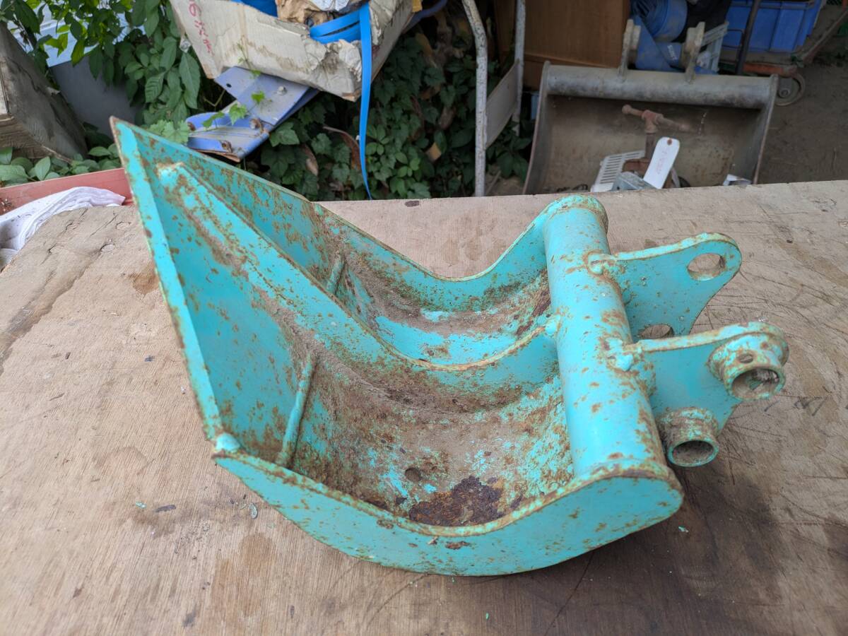 NO.89 ユンボ バケット ピン穴21㎜ ピッチ60㎜ 内幅70㎜ 中古拍卖