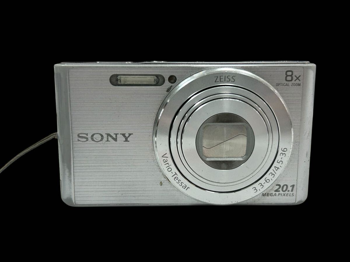 1円スタート 4633 SONY ソニー コンパクトデジタルカメラ Cyber-shot サイバーショット DSC-W830 デジタルカメラ デジカメ シルバー拍卖