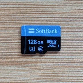 ソフトバンク純正 MicroSDカード 128GB フォーマット済み拍卖