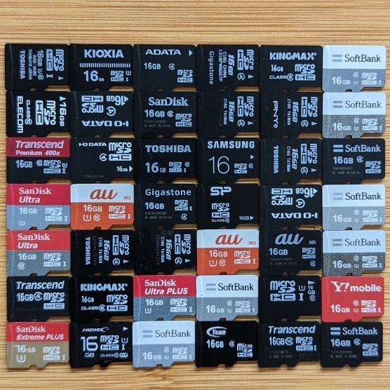 16GB microSDカード 42個 まとめセット transcend TOSHIBA sandisk 現状動作品 ガラケー スマホ デジカメ ビデオカメラ等 未フォーマット拍卖