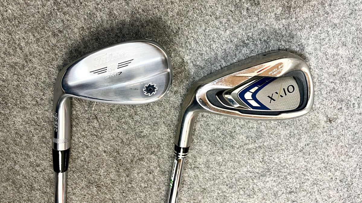 Titleist タイトリスト BV SM7 48 10F / XXIO DUAL SPEED TECHNOLOGY 7 アイアンセット 左打ち用 ゴルフクラブ まとめ拍卖