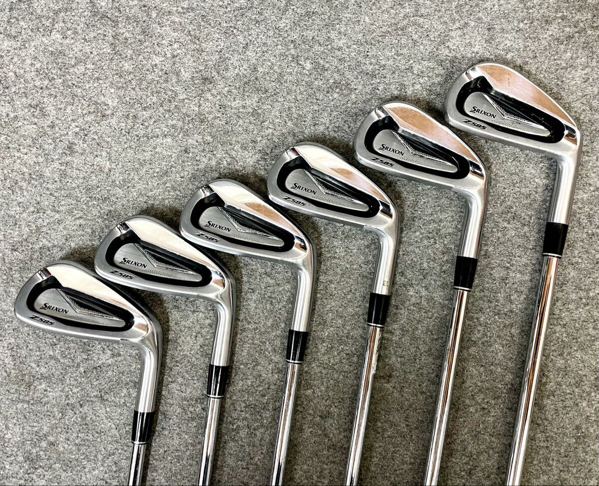 SRIXON スリクソン Z585 アイアンセット 5/6/7/8/9/P まとめ シャフト N.S.PRO 950GH D.S.T S 右利き用 ゴルフクラブ ダンロップ拍卖