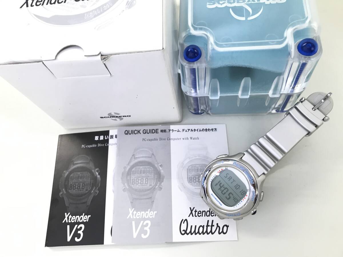 【4本】SCUBAPRO エクステンダークワトロ ダイブコンピュータ拍卖