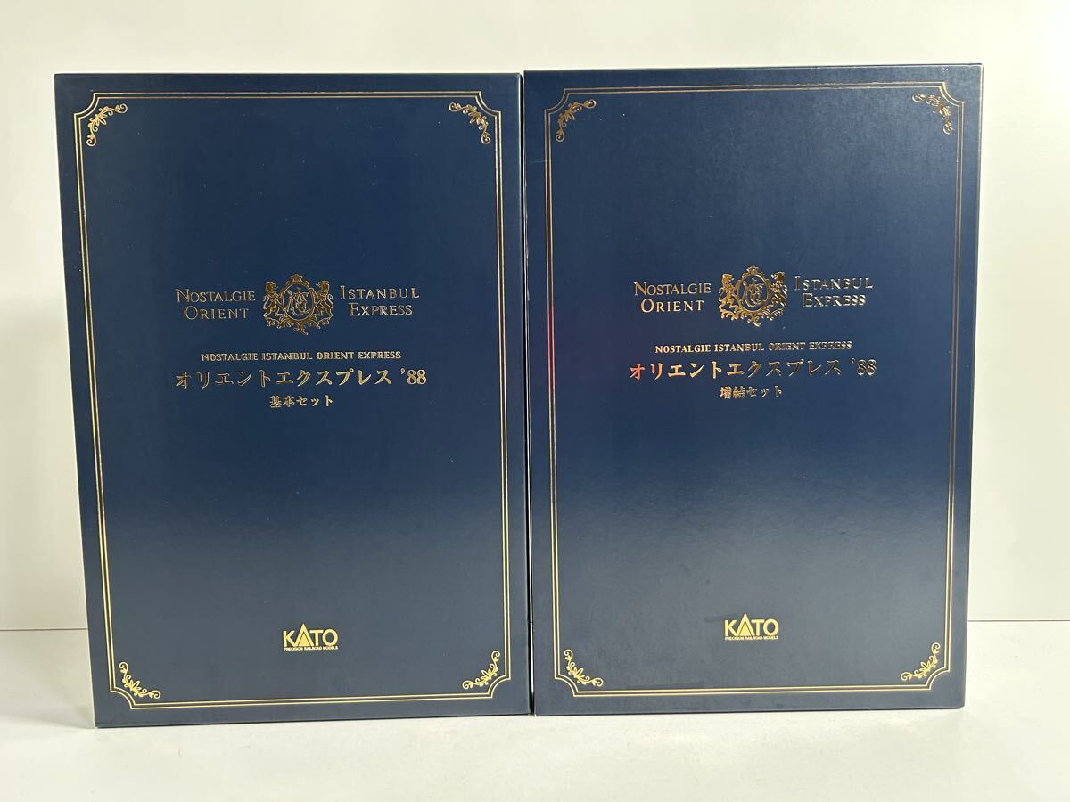 【空ケース】KATO 10-561 10-562 オリエントエクスプレス'88 7両基本セット 増結セット 空ケース・説明書・ヘッドマーク拍卖